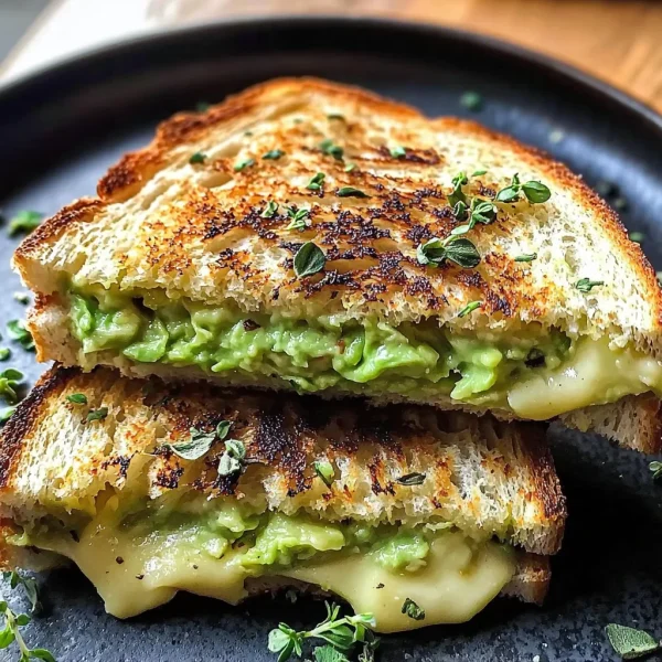 Creamy Avocado Grilled Cheese