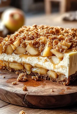 Delicious Apple Crumble Cheesecake for Cozy Fall Evenings