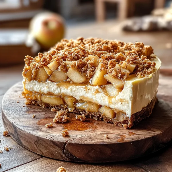 Delicious Apple Crumble Cheesecake for Cozy Fall Evenings
