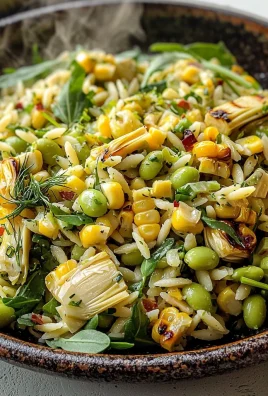Grilled Corn Orzo Salad with Scallion Dill Dressing