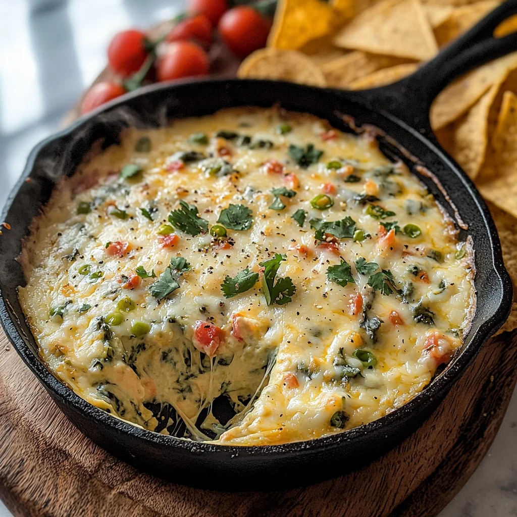 Queso Spinach Dip
